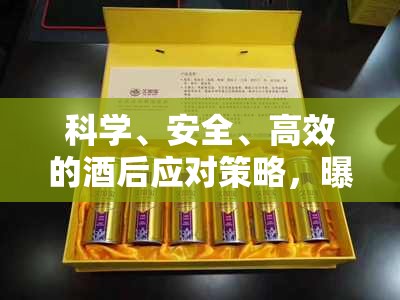 科學(xué)、安全、高效的酒后應(yīng)對策略，曝光解酒新方法