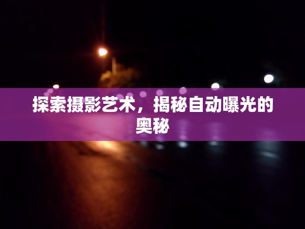 探索攝影藝術(shù)，揭秘自動(dòng)曝光的奧秘