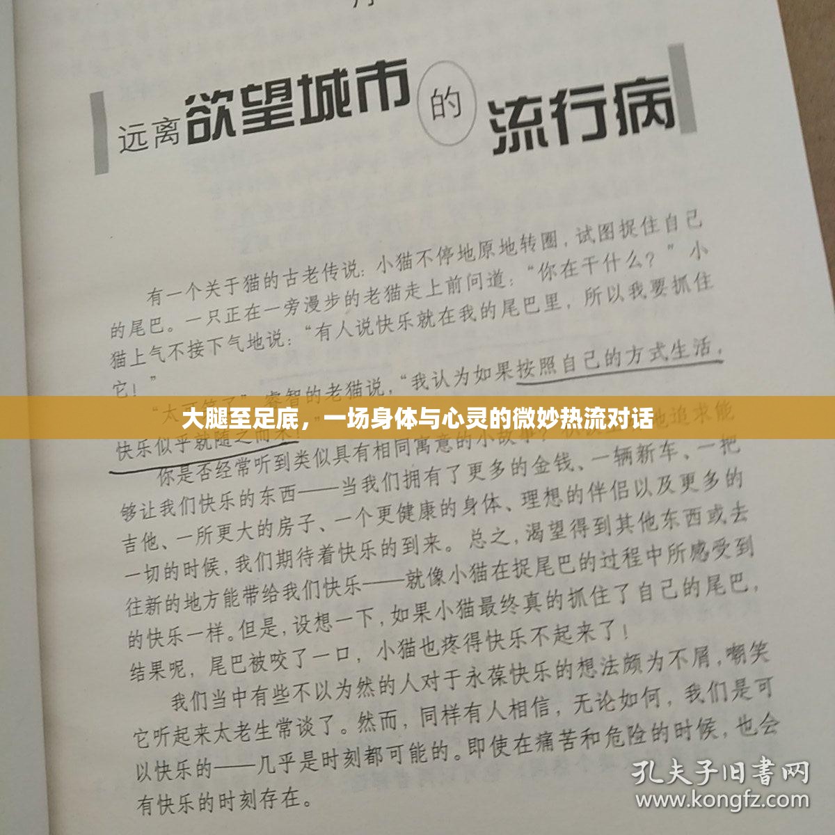 大腿至足底，一場(chǎng)身體與心靈的微妙熱流對(duì)話