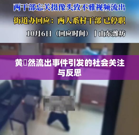 黃楽然流出事件引發(fā)的社會(huì)關(guān)注與反思
