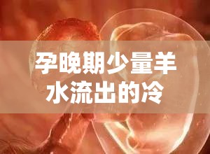 孕晚期少量羊水流出的冷靜應(yīng)對(duì)策略