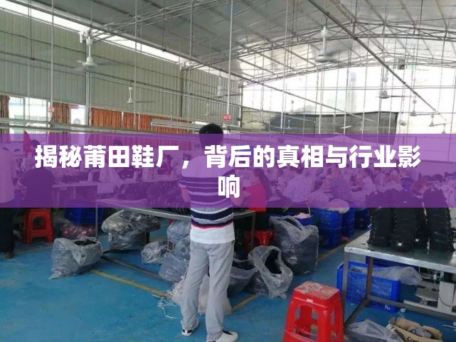 揭秘莆田鞋廠，背后的真相與行業(yè)影響