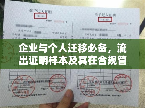 企業(yè)與個人遷移必備，流出證明樣本及其在合規(guī)管理中的重要性