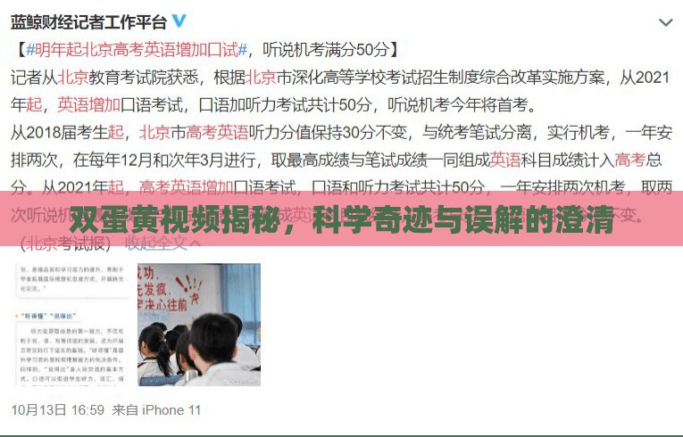 雙蛋黃視頻揭秘，科學(xué)奇跡與誤解的澄清
