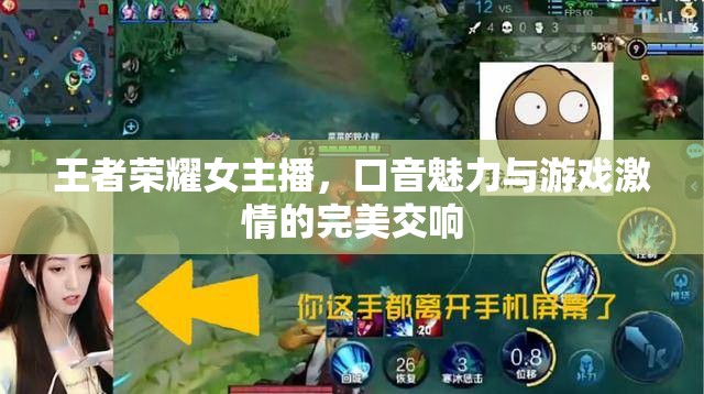 王者榮耀女主播，口音魅力與游戲激情的完美交響