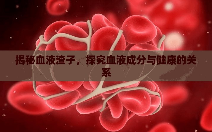 揭秘血液渣子，探究血液成分與健康的關(guān)系