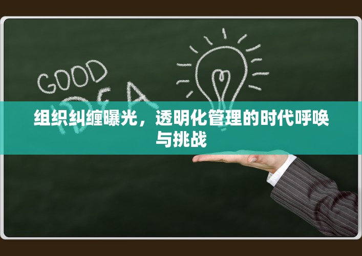 組織糾纏曝光，透明化管理的時代呼喚與挑戰(zhàn)