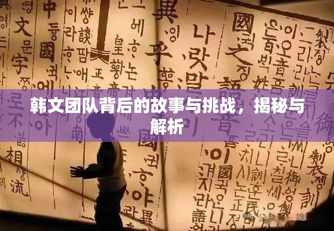 韓文團(tuán)隊背后的故事與挑戰(zhàn)，揭秘與解析