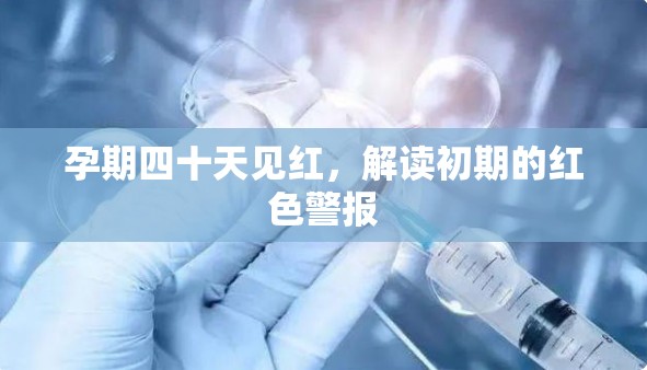 孕期四十天見紅，解讀初期的紅色警報