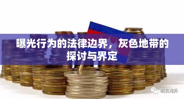 曝光行為的法律邊界，灰色地帶的探討與界定