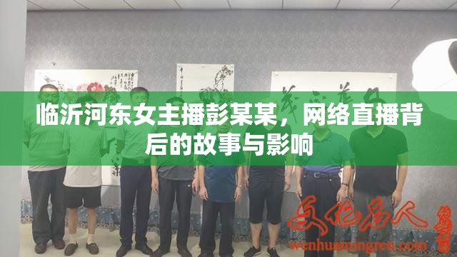 臨沂河?xùn)|女主播彭某某，網(wǎng)絡(luò)直播背后的故事與影響