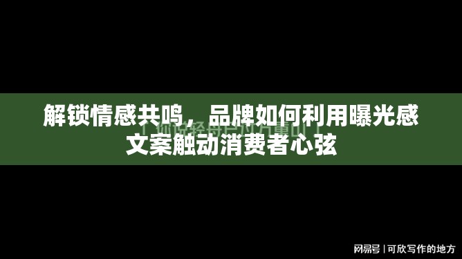 解鎖情感共鳴，品牌如何利用曝光感文案觸動(dòng)消費(fèi)者心弦