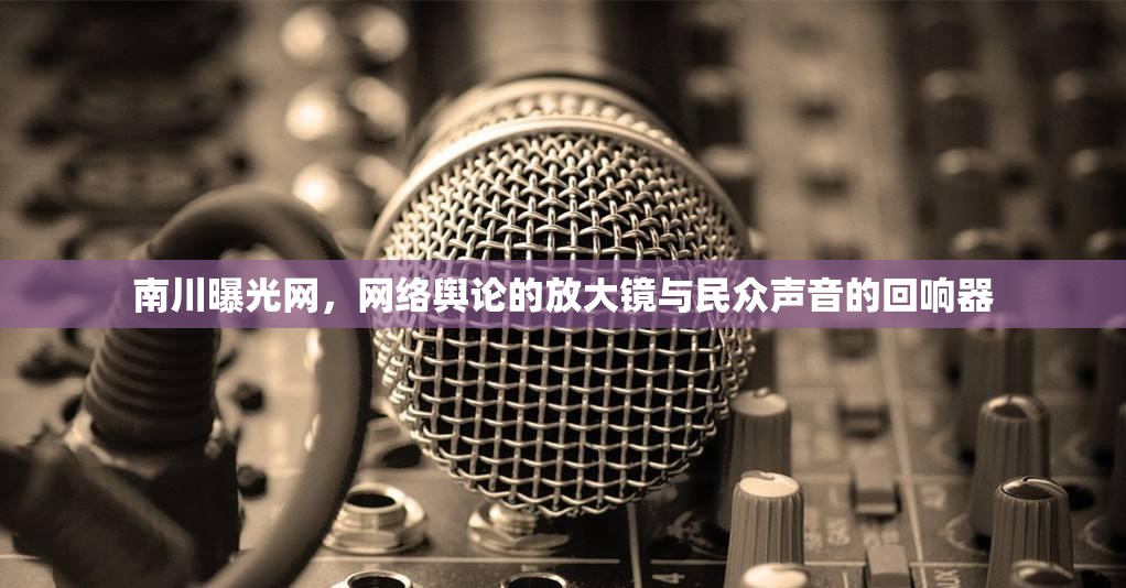 南川曝光網(wǎng)，網(wǎng)絡輿論的放大鏡與民眾聲音的回響器