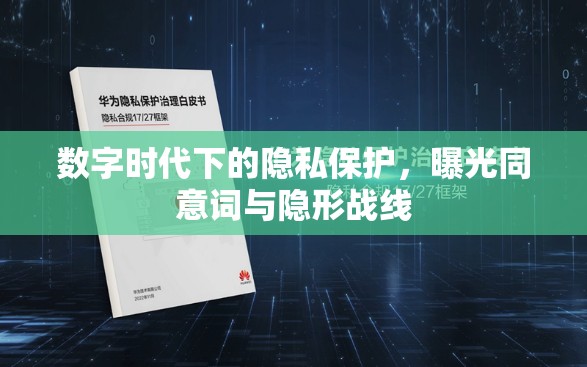 數(shù)字時(shí)代下的隱私保護(hù)，曝光同意詞與隱形戰(zhàn)線