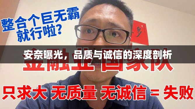 安奈曝光，品質(zhì)與誠(chéng)信的深度剖析