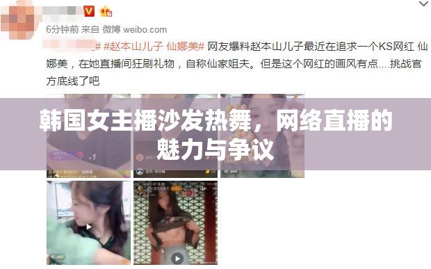 韓國女主播沙發(fā)熱舞，網(wǎng)絡(luò)直播的魅力與爭議