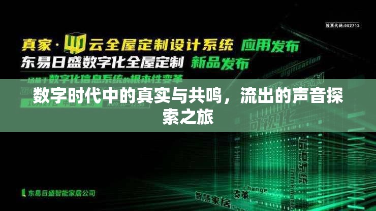 數(shù)字時(shí)代中的真實(shí)與共鳴，流出的聲音探索之旅