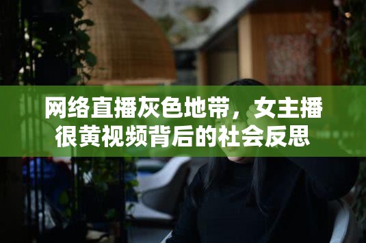 網(wǎng)絡(luò)直播灰色地帶，女主播很黃視頻背后的社會反思