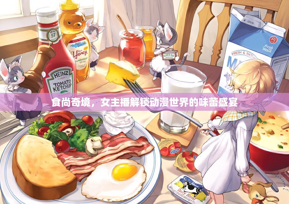 食尚奇境，女主播解鎖動漫世界的味蕾盛宴