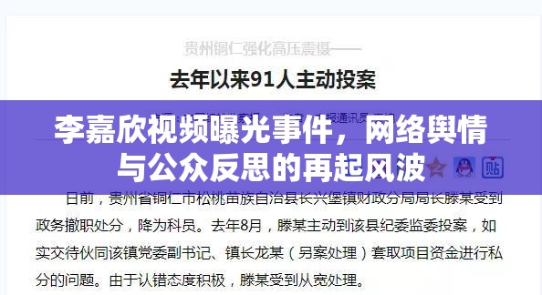 李嘉欣視頻曝光事件，網(wǎng)絡輿情與公眾反思的再起風波
