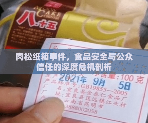 肉松紙箱事件，食品安全與公眾信任的深度危機剖析