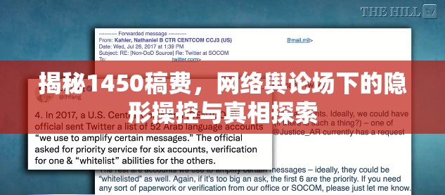 揭秘1450稿費(fèi)，網(wǎng)絡(luò)輿論場下的隱形操控與真相探索