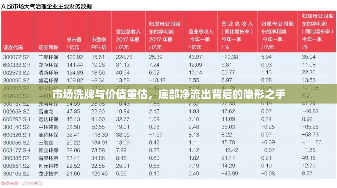 市場洗牌與價值重估，底部凈流出背后的隱形之手