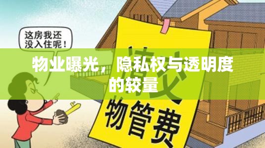 物業(yè)曝光，隱私權(quán)與透明度的較量
