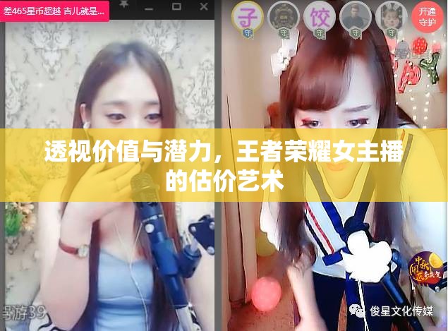 透視價值與潛力，王者榮耀女主播的估價藝術(shù)