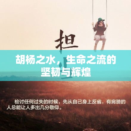 胡楊之水，生命之流的堅韌與輝煌