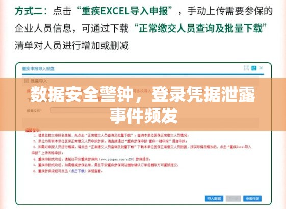 數(shù)據(jù)安全警鐘，登錄憑據(jù)泄露事件頻發(fā)