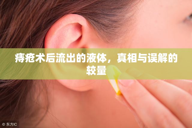 痔瘡術后流出的液體，真相與誤解的較量