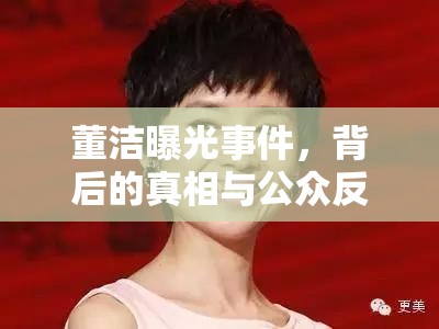 董潔曝光事件，背后的真相與公眾反思