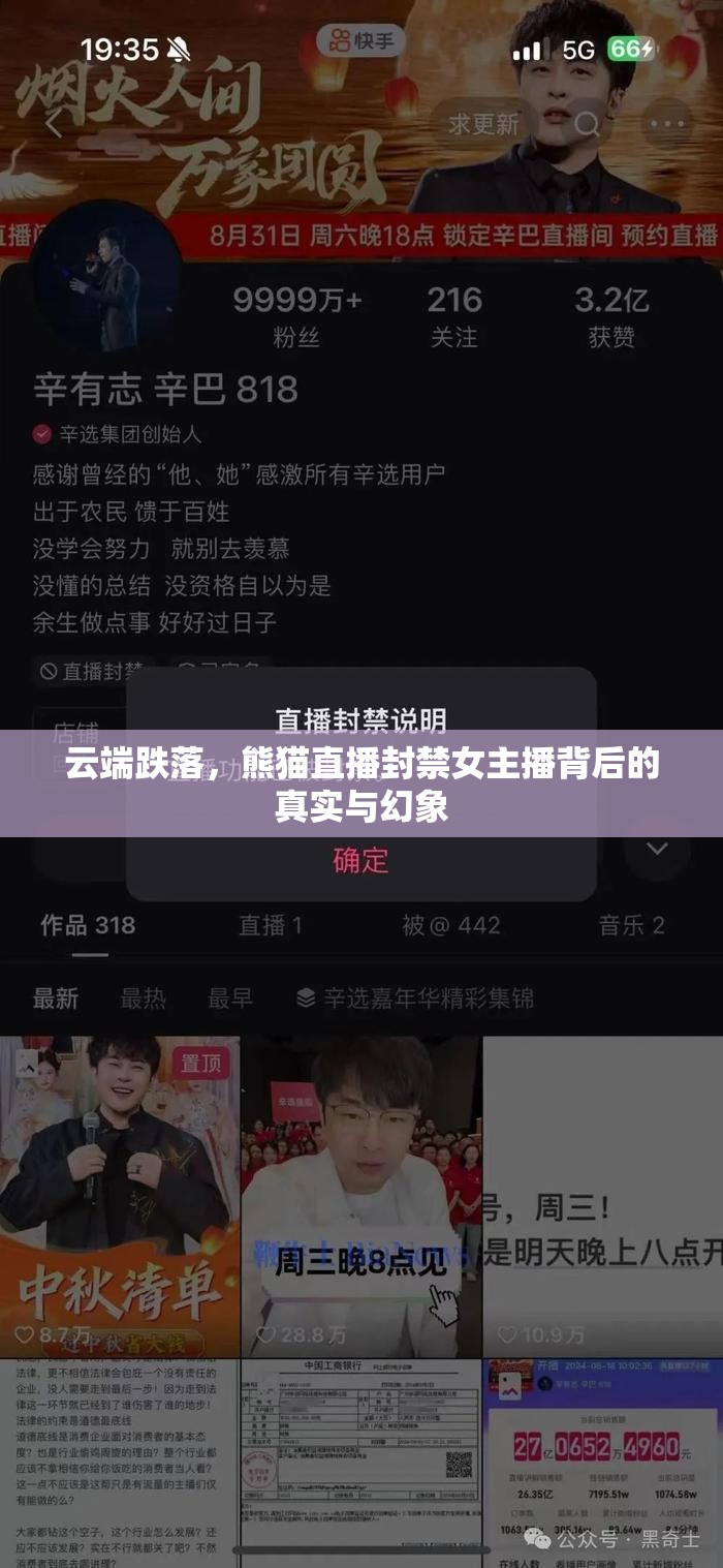 云端跌落，熊貓直播封禁女主播背后的真實與幻象