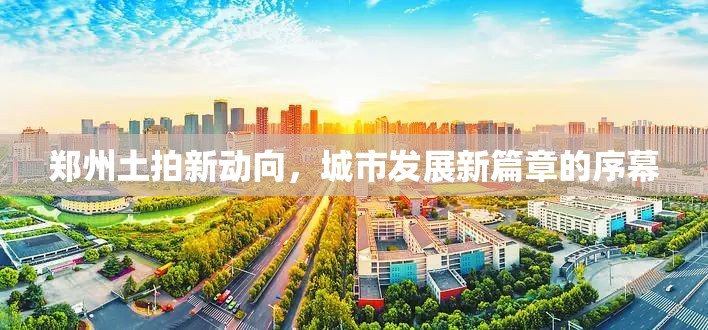 鄭州土拍新動(dòng)向，城市發(fā)展新篇章的序幕