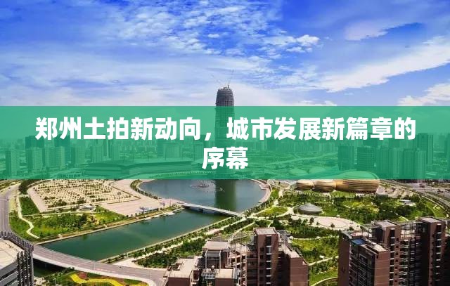 鄭州土拍新動(dòng)向，城市發(fā)展新篇章的序幕