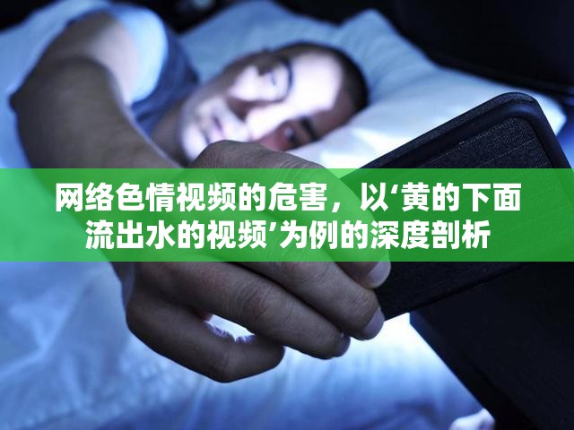 網(wǎng)絡(luò)色情視頻的危害，以‘黃的下面流出水的視頻’為例的深度剖析