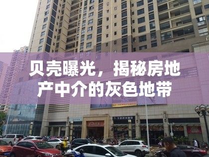 貝殼曝光，揭秘房地產(chǎn)中介的灰色地帶
