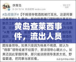 黃島查萊西事件，流出人員的命運(yùn)與深刻反思