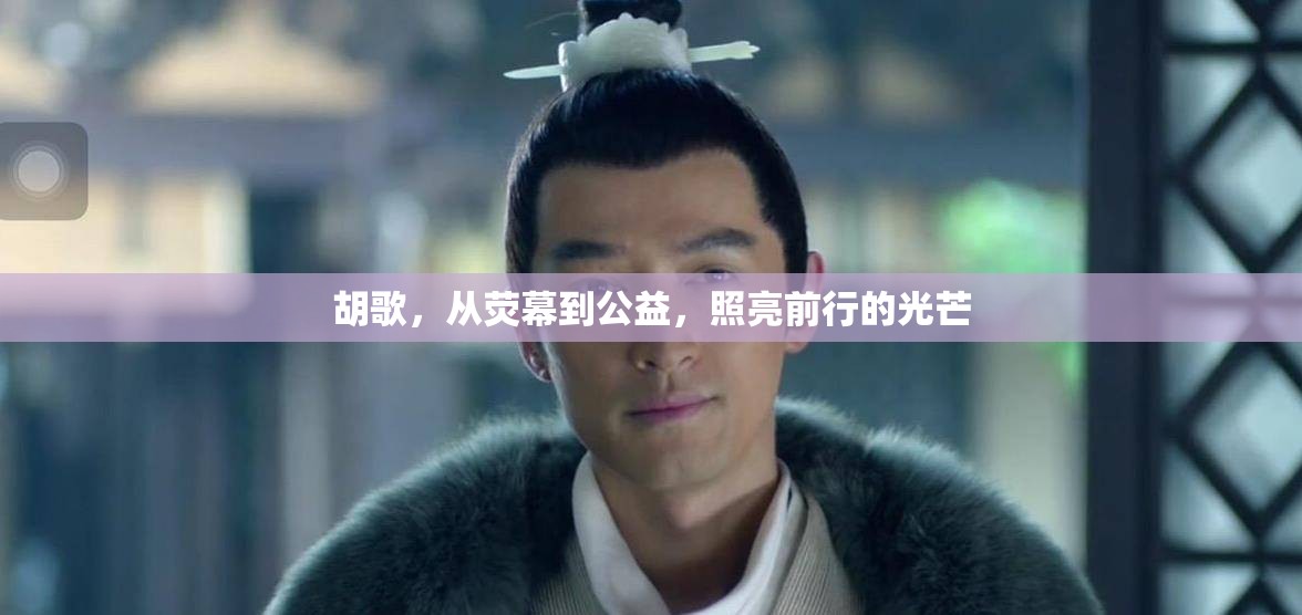 胡歌，從熒幕到公益，照亮前行的光芒