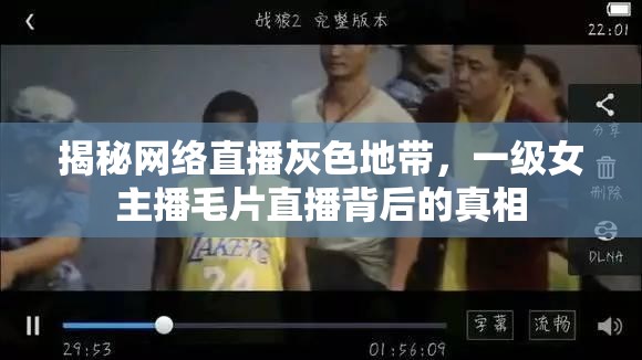 揭秘網(wǎng)絡(luò)直播灰色地帶，一級女主播毛片直播背后的真相