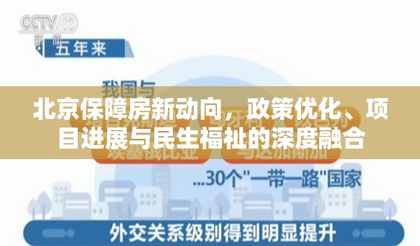北京保障房新動向，政策優(yōu)化、項目進(jìn)展與民生福祉的深度融合