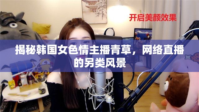 揭秘韓國女色情主播青草，網(wǎng)絡(luò)直播的另類風(fēng)景