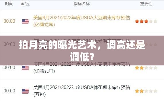 拍月亮的曝光藝術(shù)，調(diào)高還是調(diào)低？