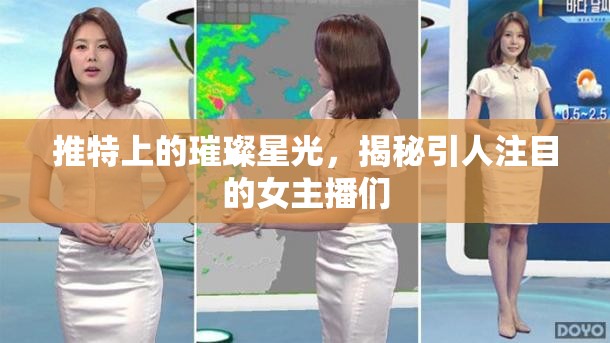 推特上的璀璨星光，揭秘引人注目的女主播們