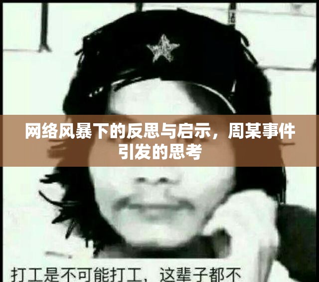 網(wǎng)絡(luò)風(fēng)暴下的反思與啟示，周某事件引發(fā)的思考