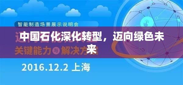 中國(guó)石化深化轉(zhuǎn)型，邁向綠色未來(lái)