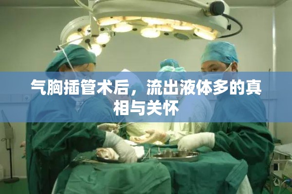 氣胸插管術后，流出液體多的真相與關懷