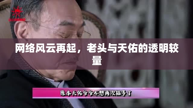 網(wǎng)絡(luò)風(fēng)云再起，老頭與天佑的透明較量