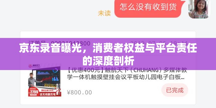 京東錄音曝光，消費者權(quán)益與平臺責(zé)任的深度剖析